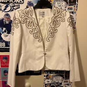 VINTAGE 80’s Nolan Miller Dynasty Collection Beaded Blazer